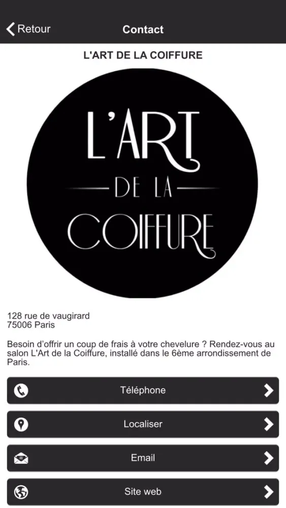 Capturas de tela do L'Art de la coiffure