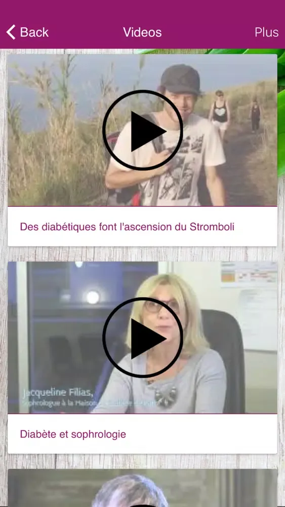 Zrzuty ekranu Diabète Magazine
