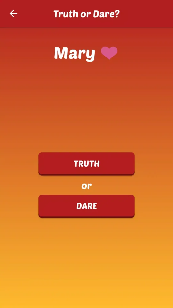 Capturas de tela do Truth Or Dare for Adults