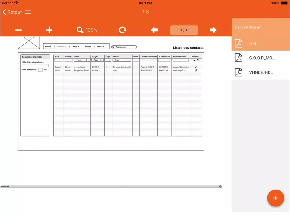 Tangkapan skrin Gesdoc iPad 
