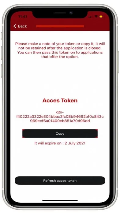 Access Token سکرین شاٹس