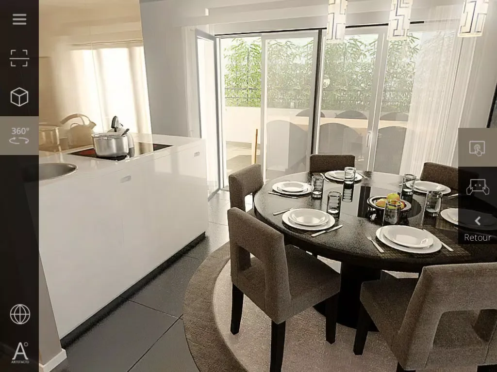 Captures d'écran de LE MAJESTIC à CHESSY VAL D’EUROPE – ARTENOVA IMMOBILIER iPad 