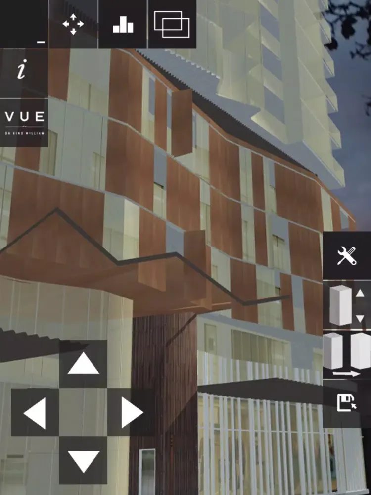 VUE on King William iPad  スクリーンショット
