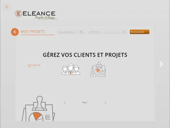 Ảnh chụp màn hình của Eléance réalité augmentée iPad 
