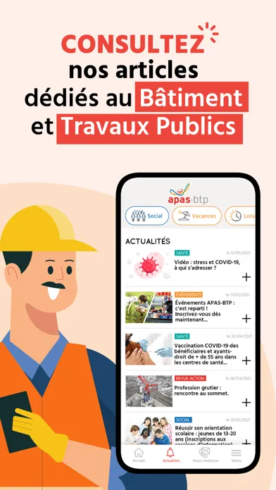 Capturas de tela do APAS-BTP