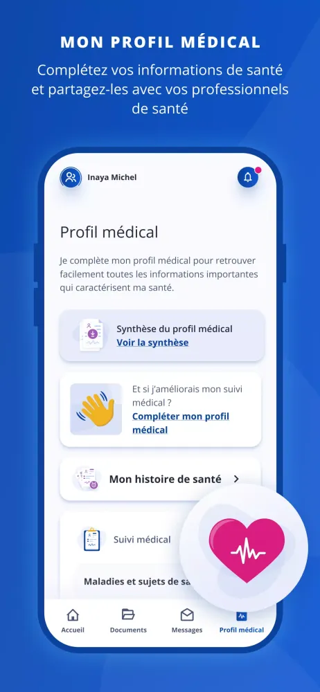 Mon espace santé Screenshots