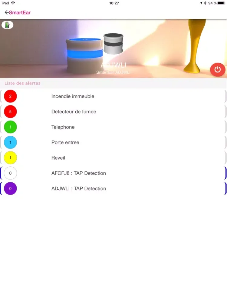SmartEar Controller iPad  Ekran Görüntüleri