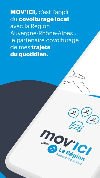 Tangkapan layar MOV’ICI, covoiturage en AURA
