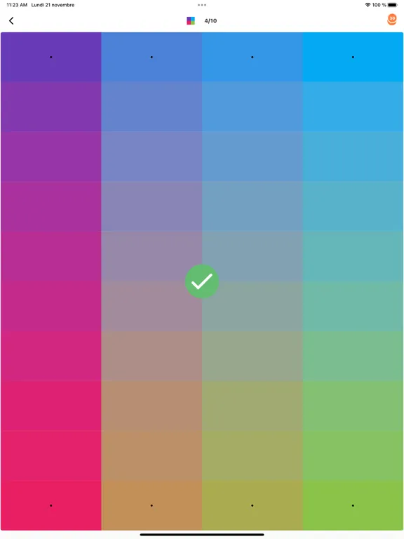 Capturas de pantalla de Color Puzzle - color ordering iPad 
