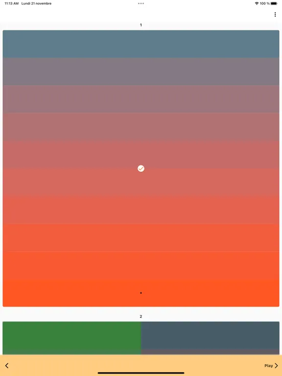 Capturas de pantalla de Color Puzzle - color ordering iPad 