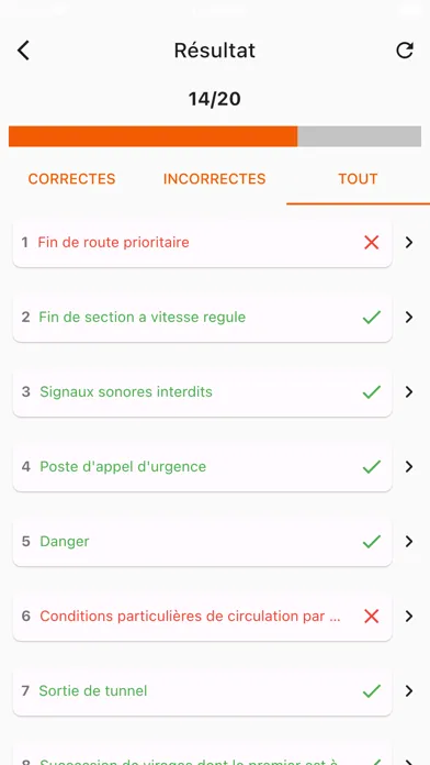Captures d'écran de Panneaux de signalisation