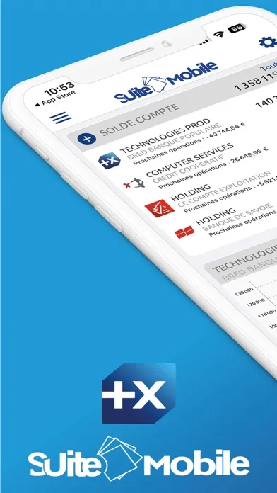 Скриншоты Suite Mobile Banque Populaire