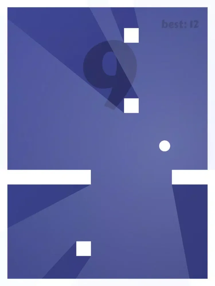 Amazing Ball - Tap to bounce the dot and don't touch the white tile iPad 应用截图