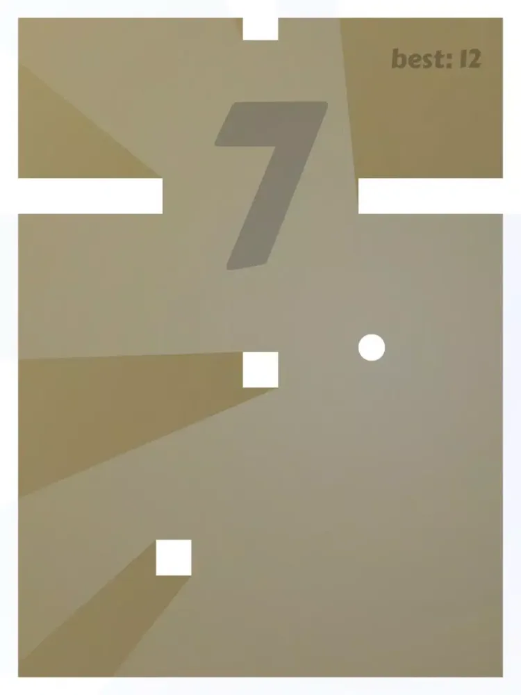 Amazing Ball - Tap to bounce the dot and don't touch the white tile iPad 应用截图