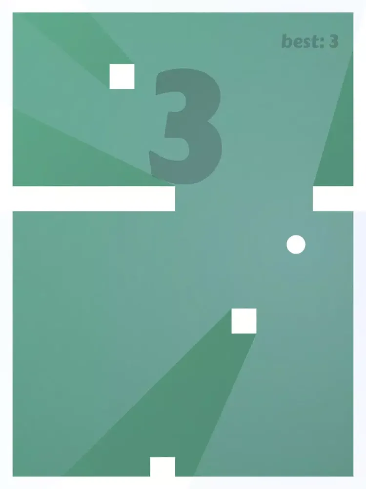Amazing Ball - Tap to bounce the dot and don't touch the white tile iPad 应用截图