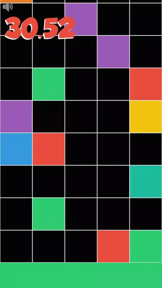 صور Don't tap any black tile! Touch the lowest colored tile only! Reach the target as soon as possible.