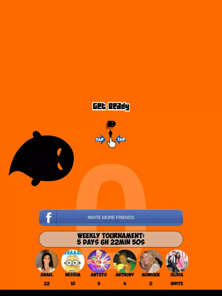 Flappy Boo - Free / Gratis Doodle Endless Runner Game iPad  スクリーンショット
