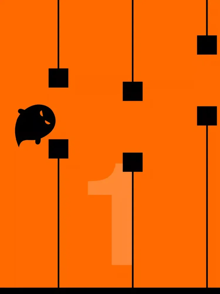 Flappy Boo - Free / Gratis Doodle Endless Runner Game iPad  スクリーンショット