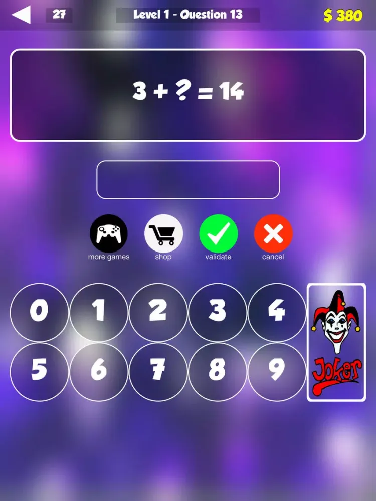 Captures d'écran de Mental Calculation Challenge - Math Workout iPad 