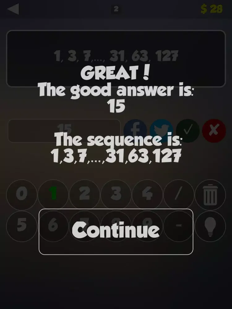 What's The Missing Number? Ultimate Puzzle Math Quiz Game - Brain Teaser & Intelligence Quotient (IQ) Logic Test for Adults & Kids iPad  Screenshots