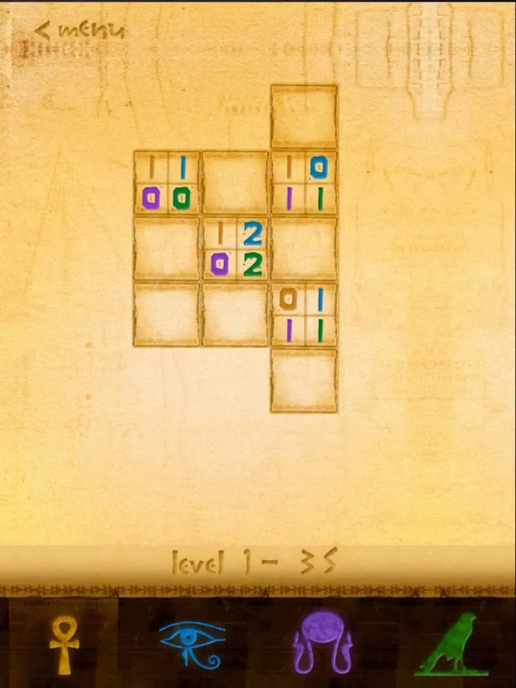 Pyramid Puzzle - The 7th Day - Free Game iPad 应用截图