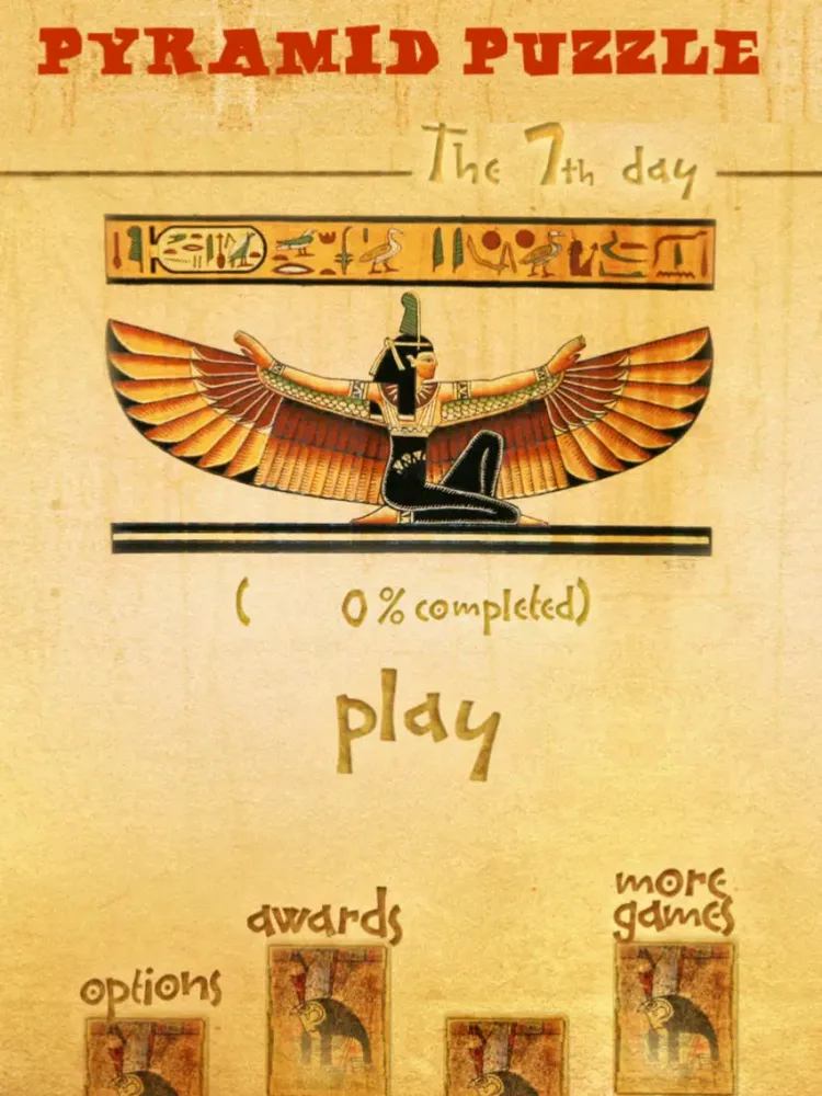 Pyramid Puzzle - The 7th Day - Free Game iPad 应用截图