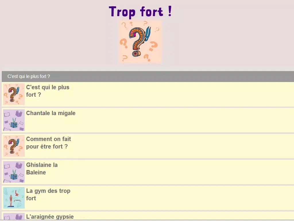 Captures d'écran de La radio des enfants : Trop Fort ! iPad 