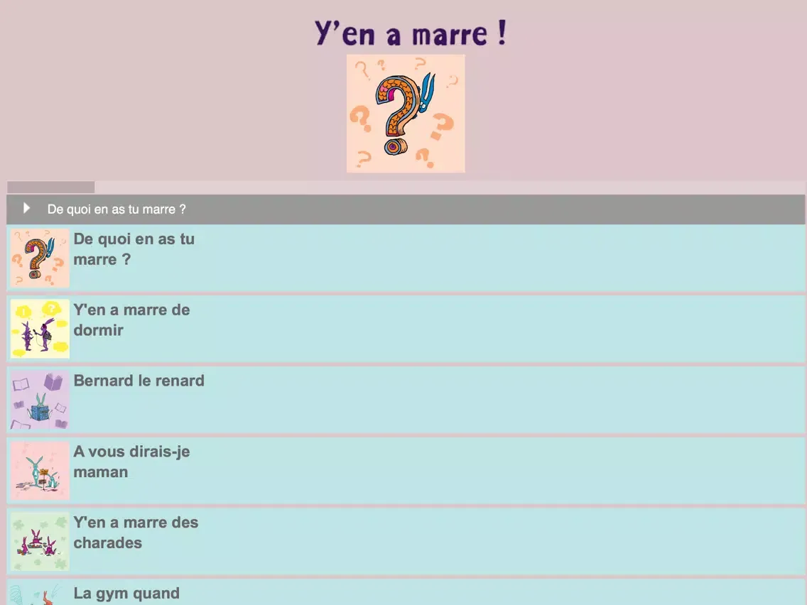 Capturas de pantalla de La radio des enfants : y'en a marre ! By Bloom iPad 