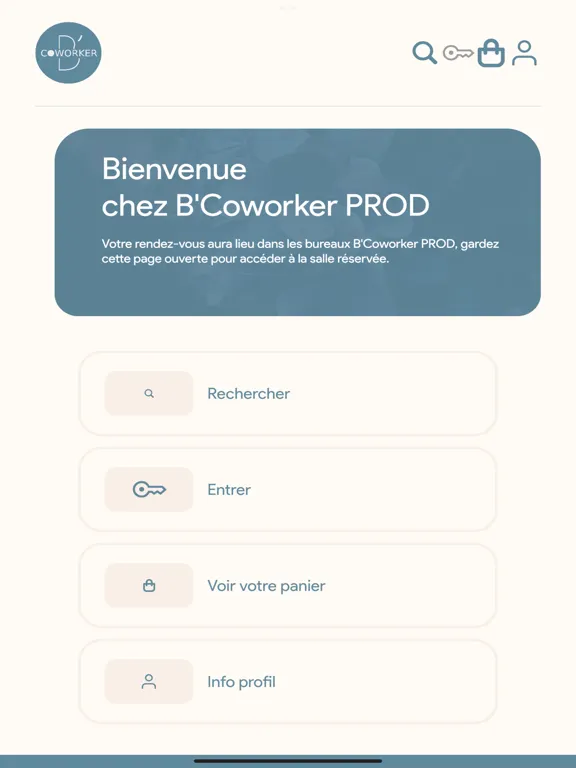 Capturas de pantalla de B'Coworker iPad 