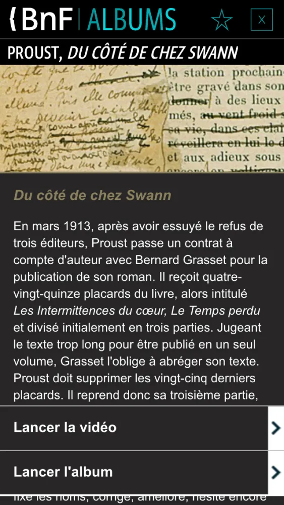 Capturas de pantalla de Albums de la BnF