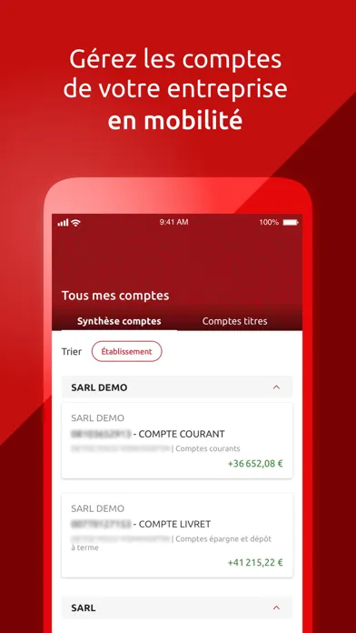 Скриншоты CE net – Caisse d’Epargne