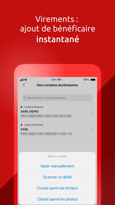 Скриншоты CE net – Caisse d’Epargne