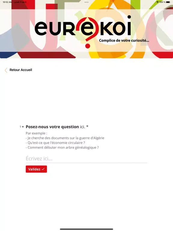 Скриншоты Eurêkoi iPad 