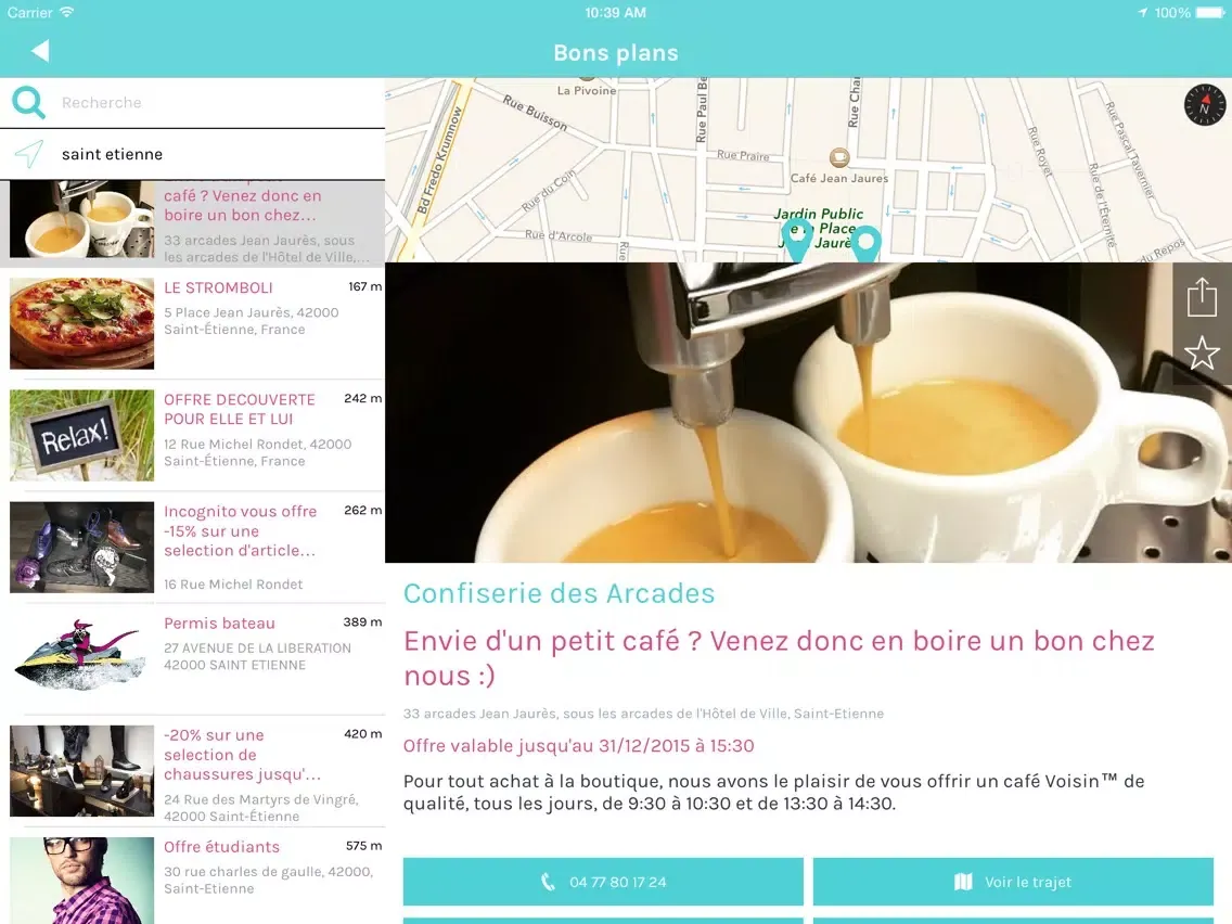PuShop : les bons plans shopping de votre ville. iPad  Ekran Görüntüleri
