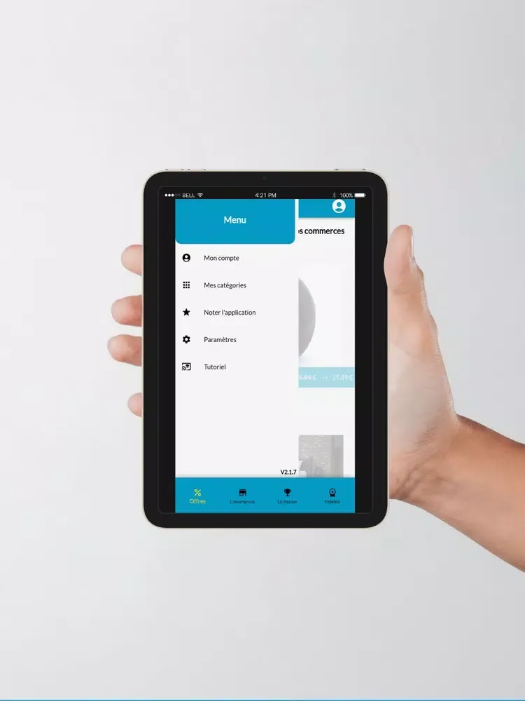 ภาพหน้าจอของ Cagnes Mon Shopping iPad 
