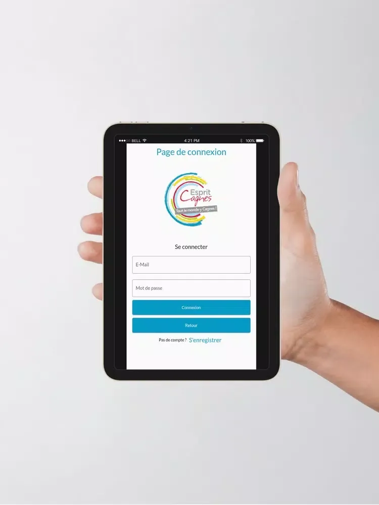 ภาพหน้าจอของ Cagnes Mon Shopping iPad 
