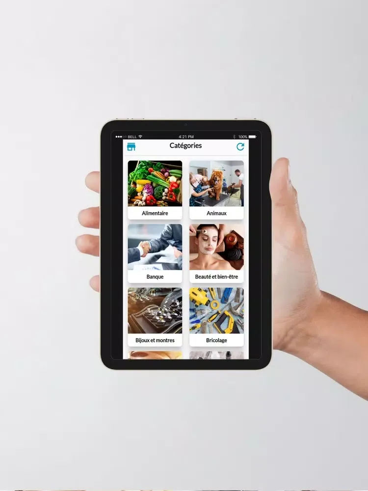 ภาพหน้าจอของ Cagnes Mon Shopping iPad 
