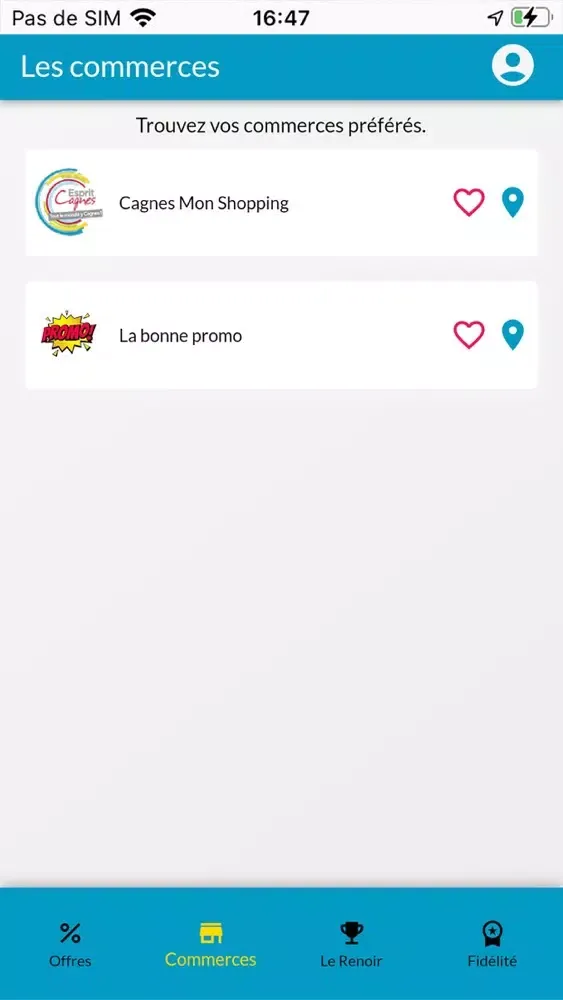 ภาพหน้าจอของ Cagnes Mon Shopping