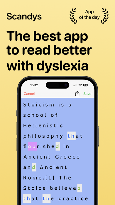 Dyslexia font ADHD - Scandys Ekran Görüntüleri