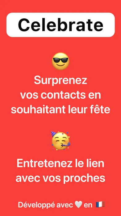 Celebrate Rappel fête prénom应用截图