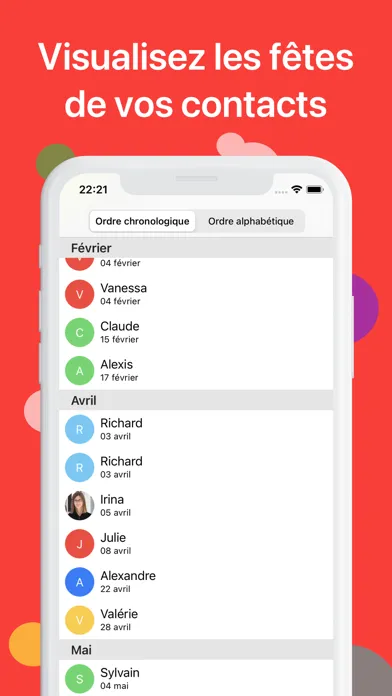 Celebrate Rappel fête prénom应用截图