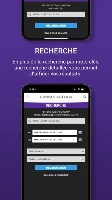 Cannes Agenda Ekran Görüntüleri