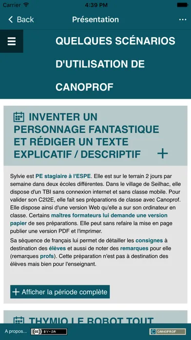 Bibliotheque Canoprof Screenshots