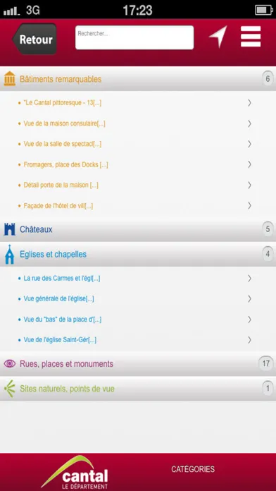 Capturas de pantalla de Cantal Mobilis