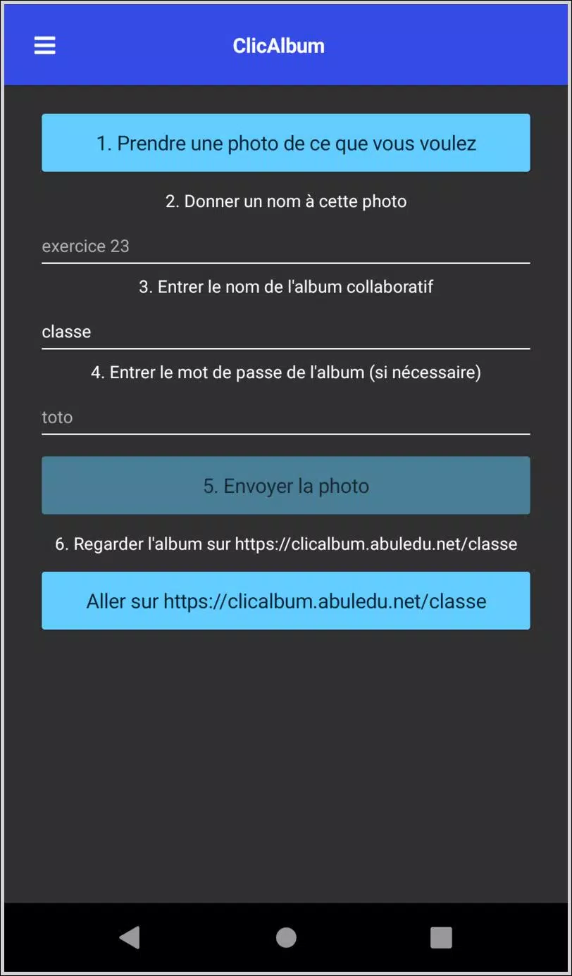 ClicAlbumcapturas de pantalla de la aplicación2