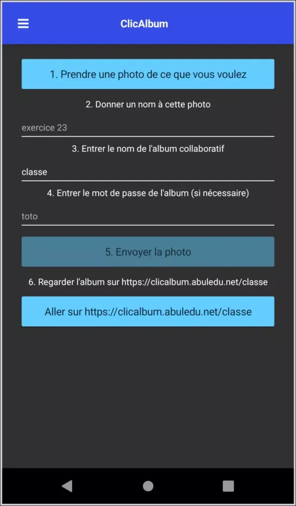 ClicAlbum Screenshots