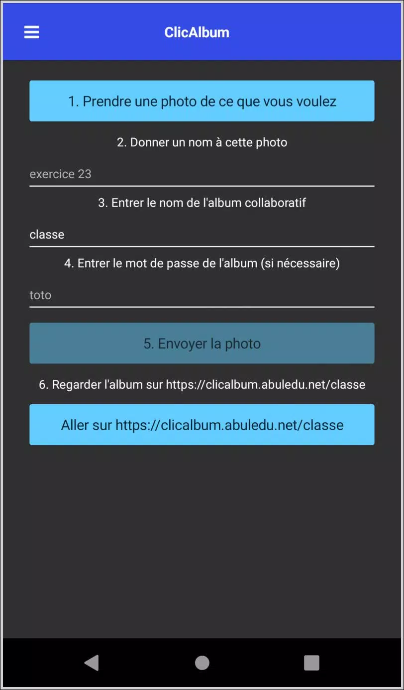 ClicAlbumcapturas de pantalla de la aplicación5