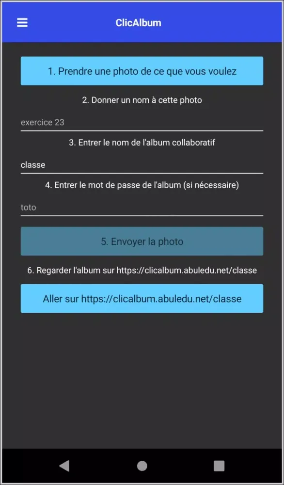 ClicAlbum Screenshots