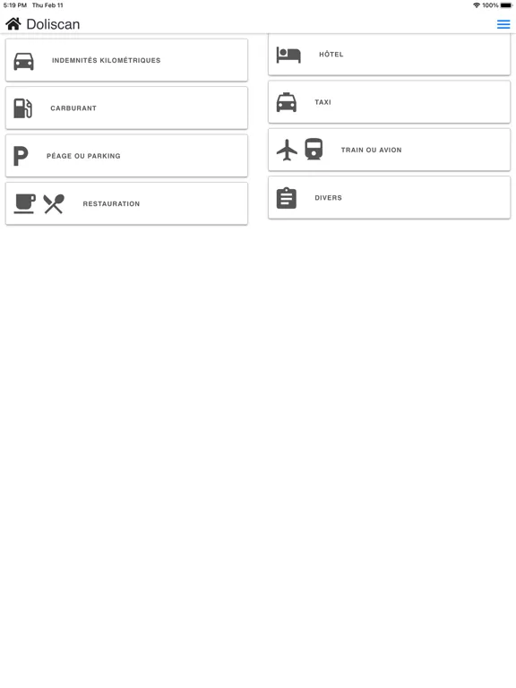 DoliScan iPad  Screenshots
