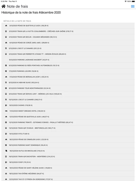 DoliScan iPad  Screenshots